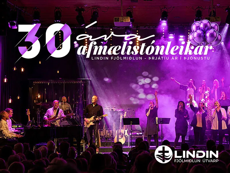 30 ára afmælistónleikar Lindarinnar