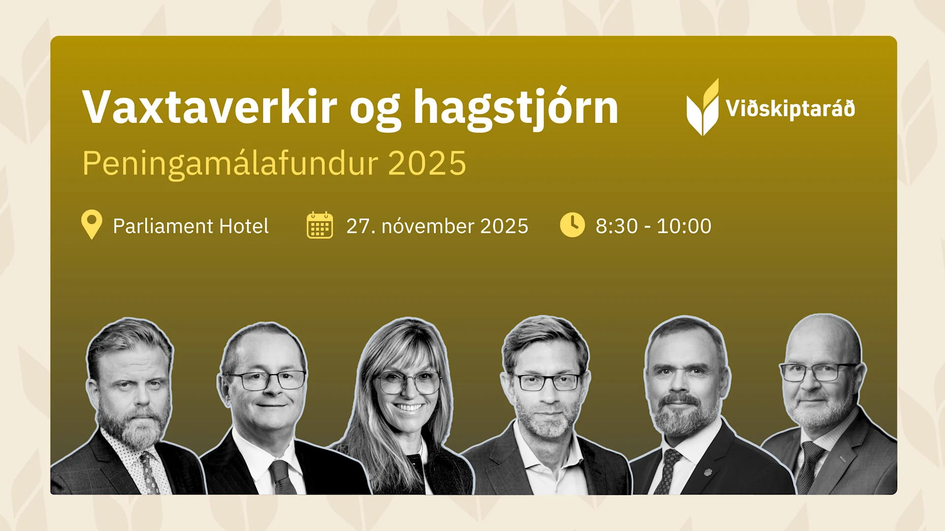 Peningamálafundur Viðskiptaráðs 2025