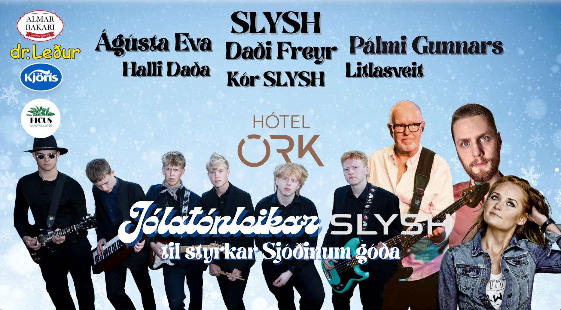 Jólatónleikar SLYSH – Til styrktar Sjóðinum góða