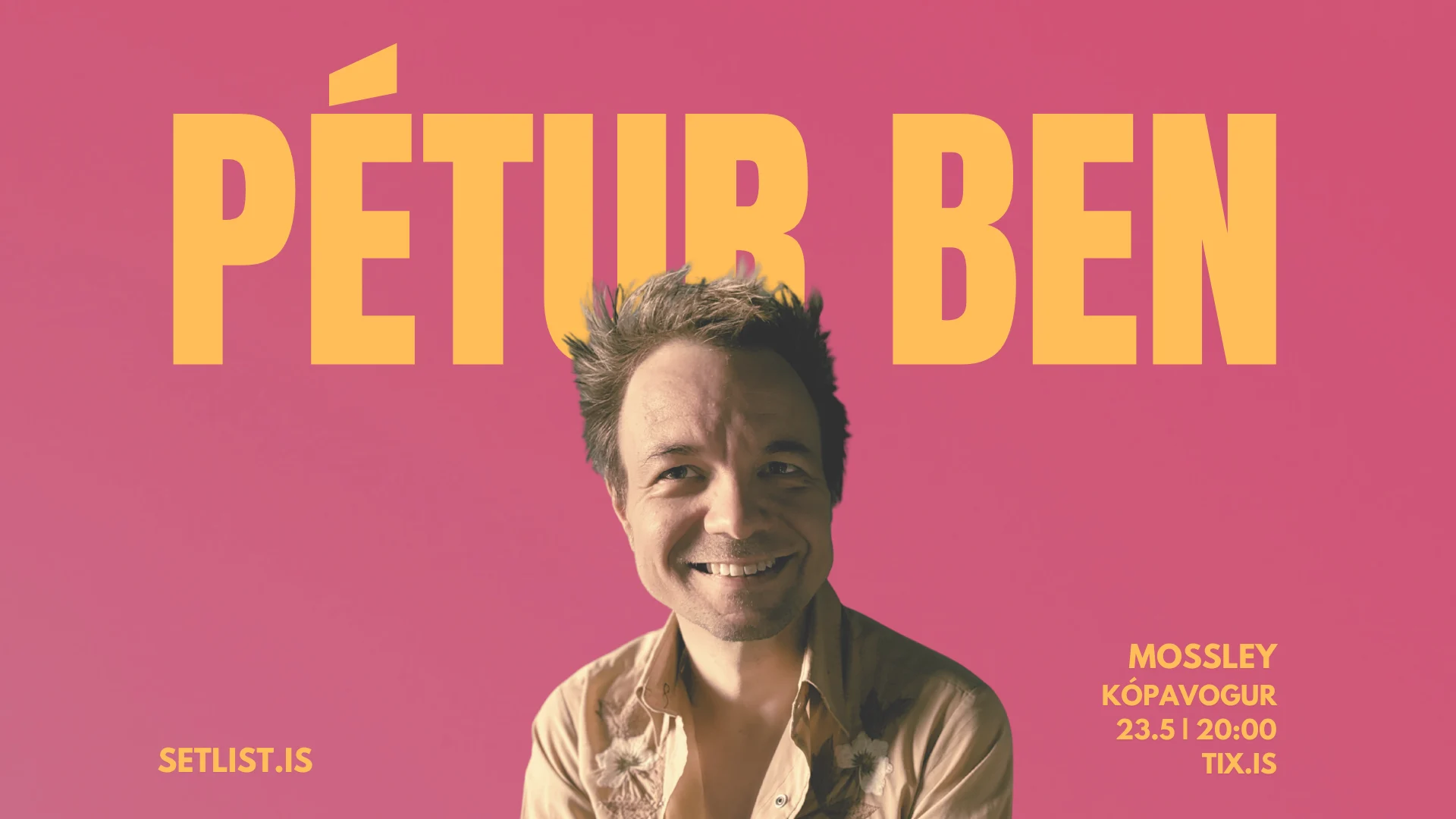 Pétur Ben. Vortónleikar