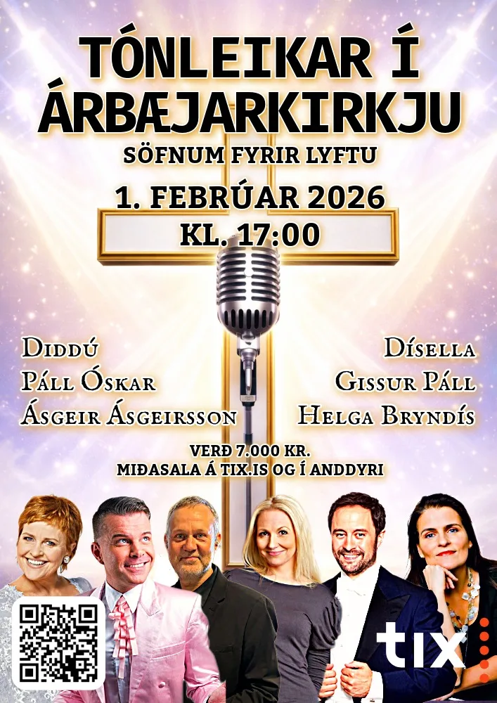 Góðgerðartónleikar í Árbæjarkirkju - Söfnum fyrir lyftu!