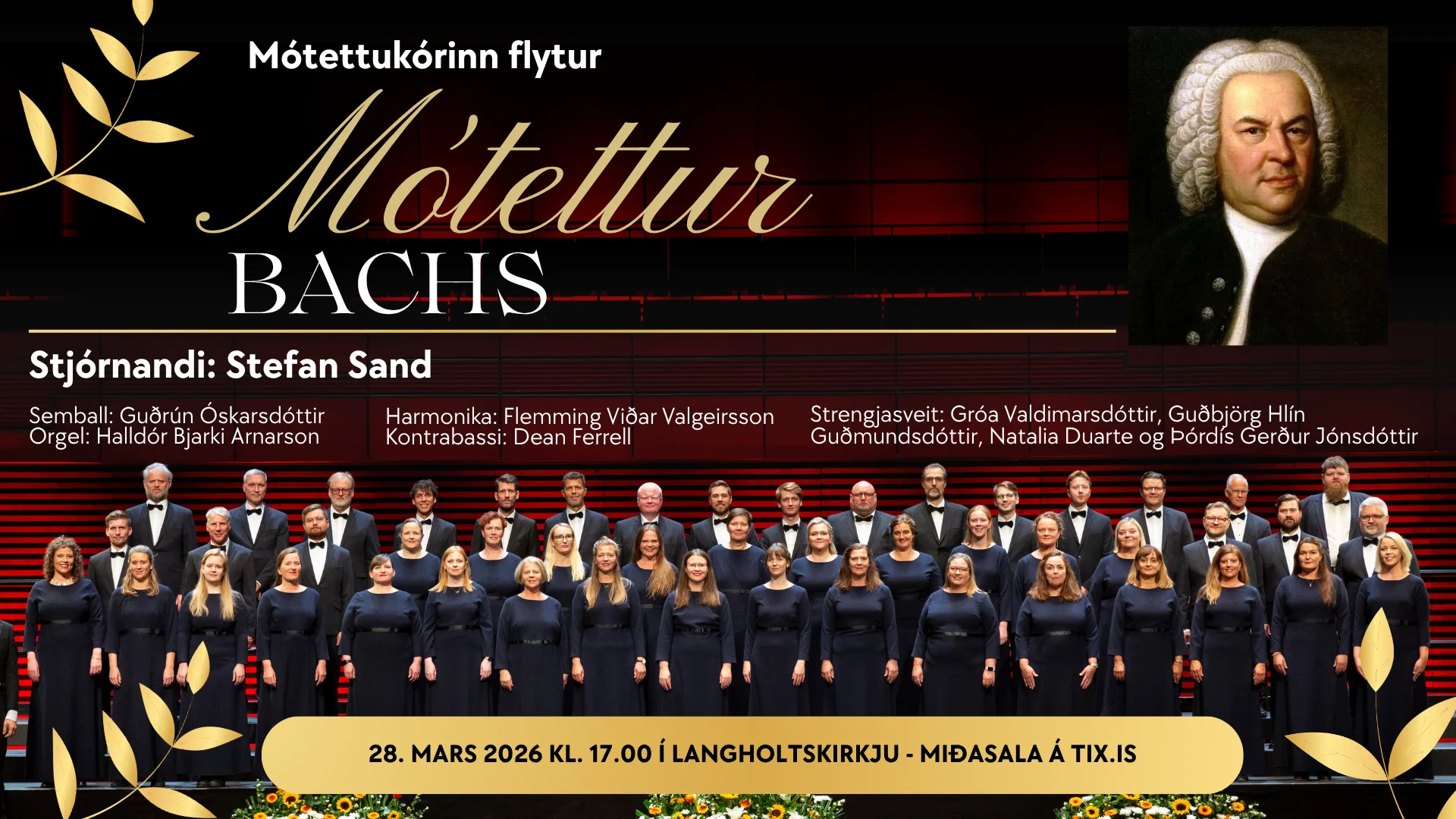 Mótettukórinn flytur mótettur Bachs