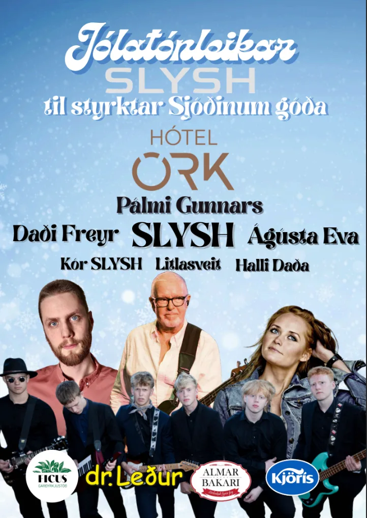 Jólatónleikar SLYSH – Til styrktar Sjóðinum góða