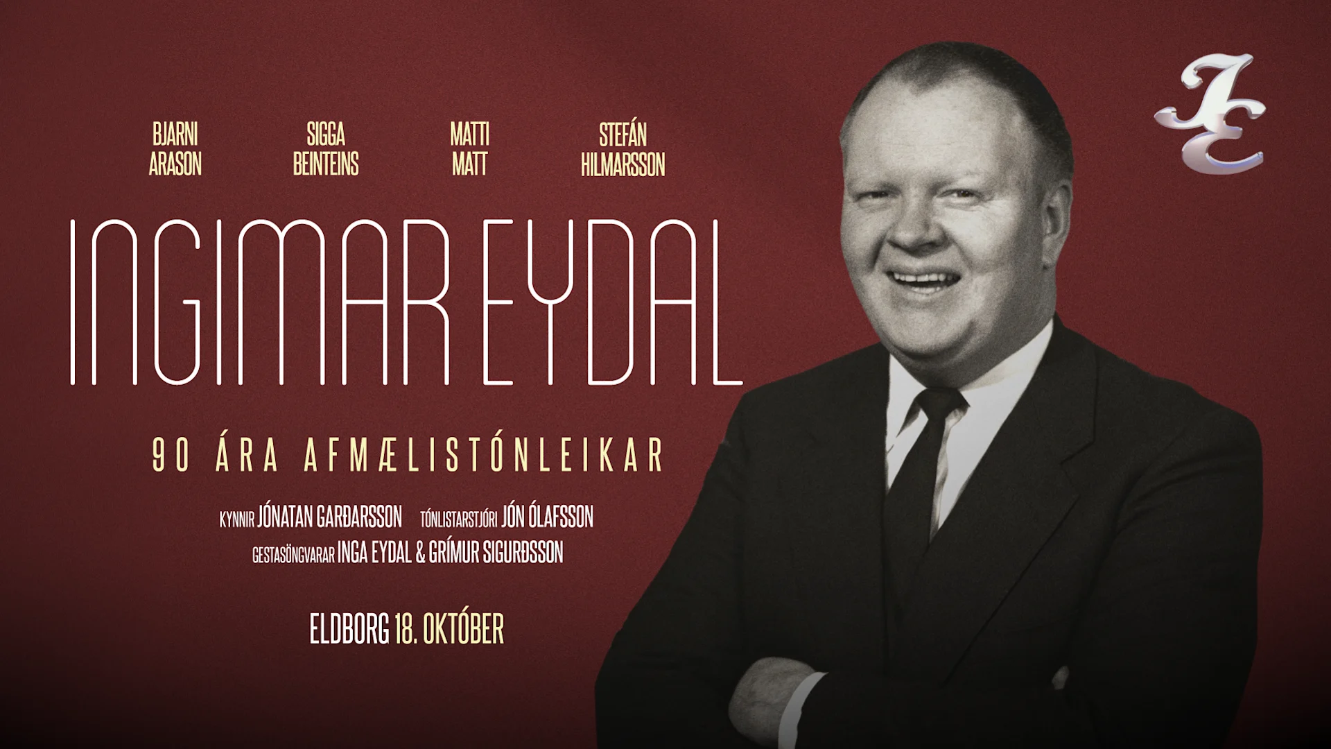 Ingimar Eydal 90 ára
