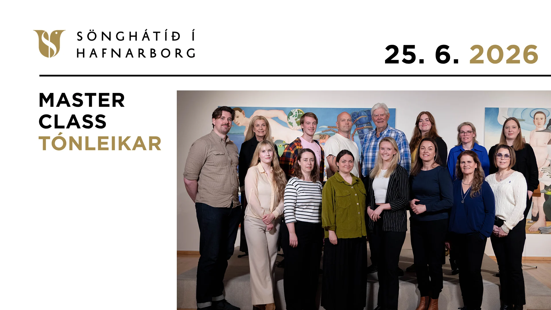MASTER CLASS TÓNLEIKAR - SÖNGHÁTÍÐ Í HAFNARBORG