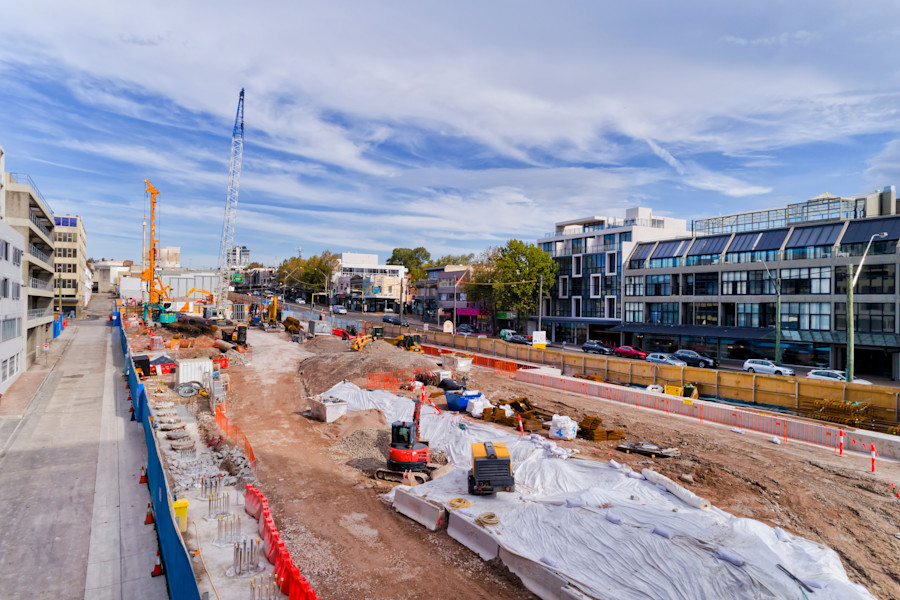 Construction of Sydney metro