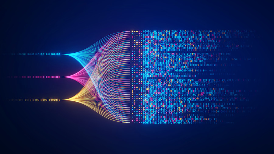 abstract data image