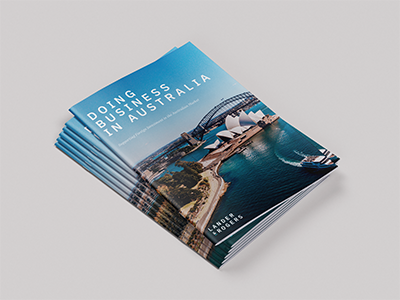 Lander & Rogers Doing Business in Australia cover page