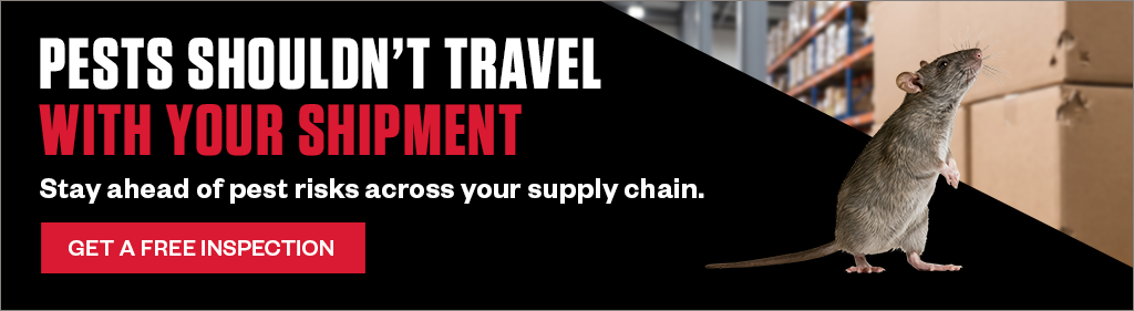 Pests shouldn’t travel with your shipment. Stay ahead of pest risks across your supply chain. Get a free inspection.