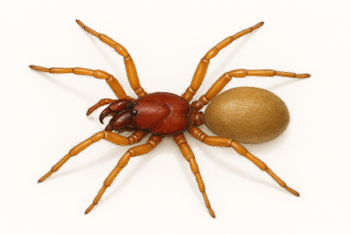 Woodlouse spider illustration