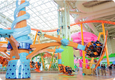 New Jersey's American Dream mega-mall opening indoor Nickelodeon theme  park, water park, aquarium, and ice rink after 16 years