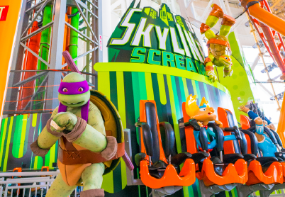 The Shellraiser TMNT Indoor Roller Coaster 30 Minutes from NYC