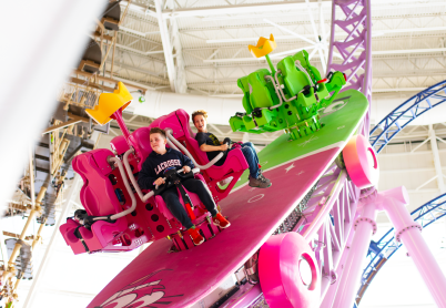 The Shredder TMNT Free Spin Roller Coaster 30 Minutes from NYC