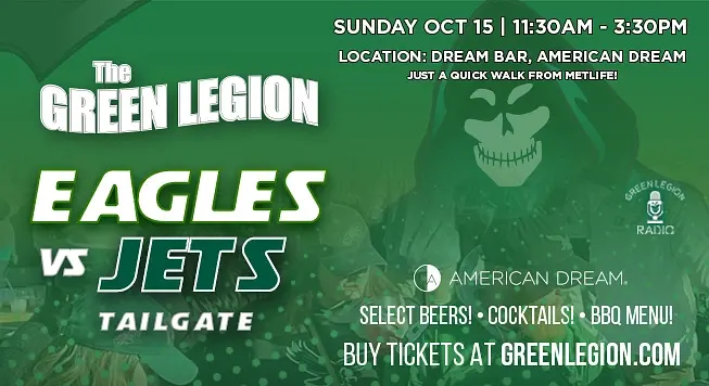 2023 GREEN LEGION OFFICIAL *EAGLES TAILGATE* FOR THE BIG GAME