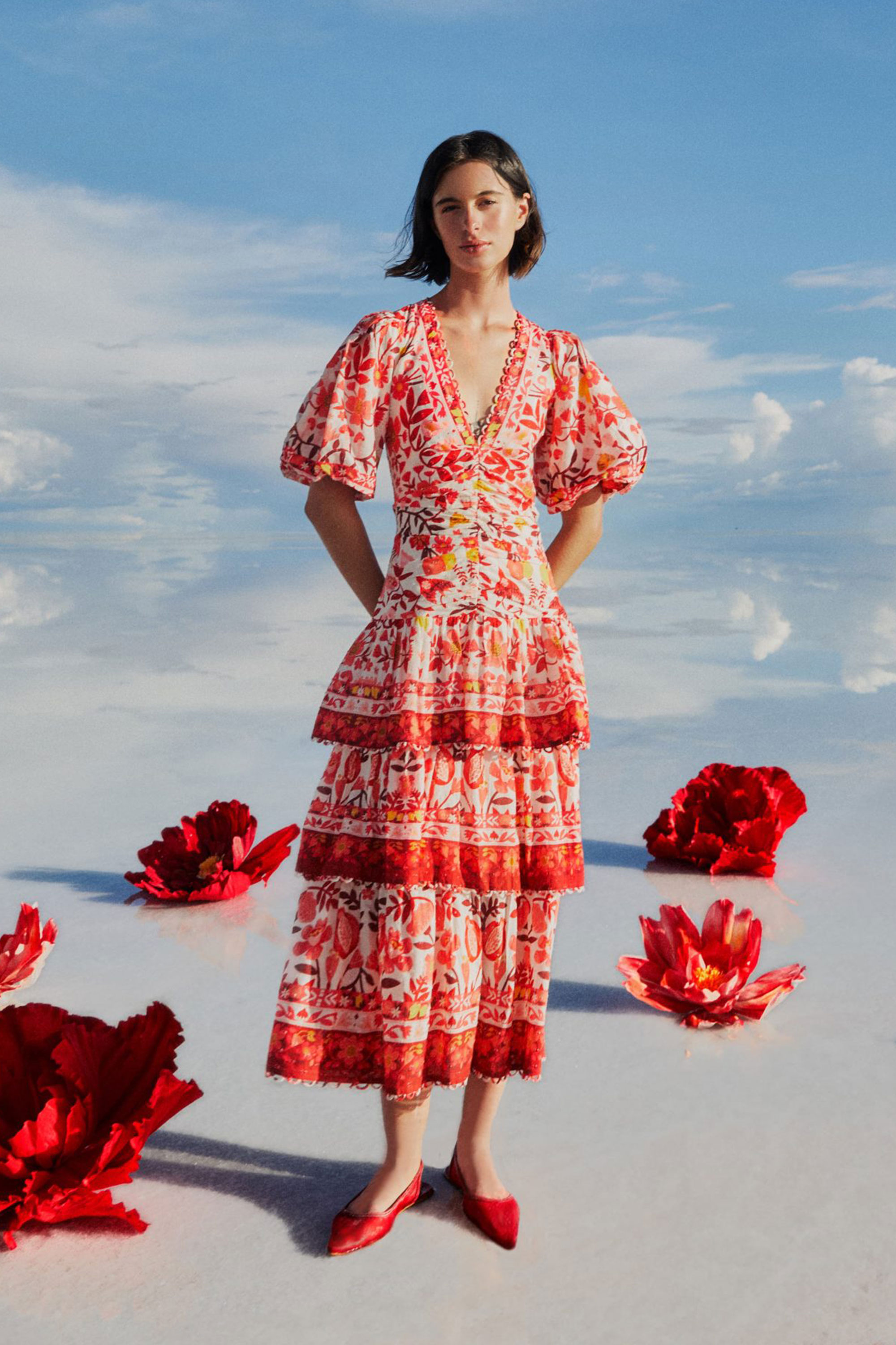 andmary アンドマリー Rio blouse set dress ANDMARY】Rio blouse set dress
