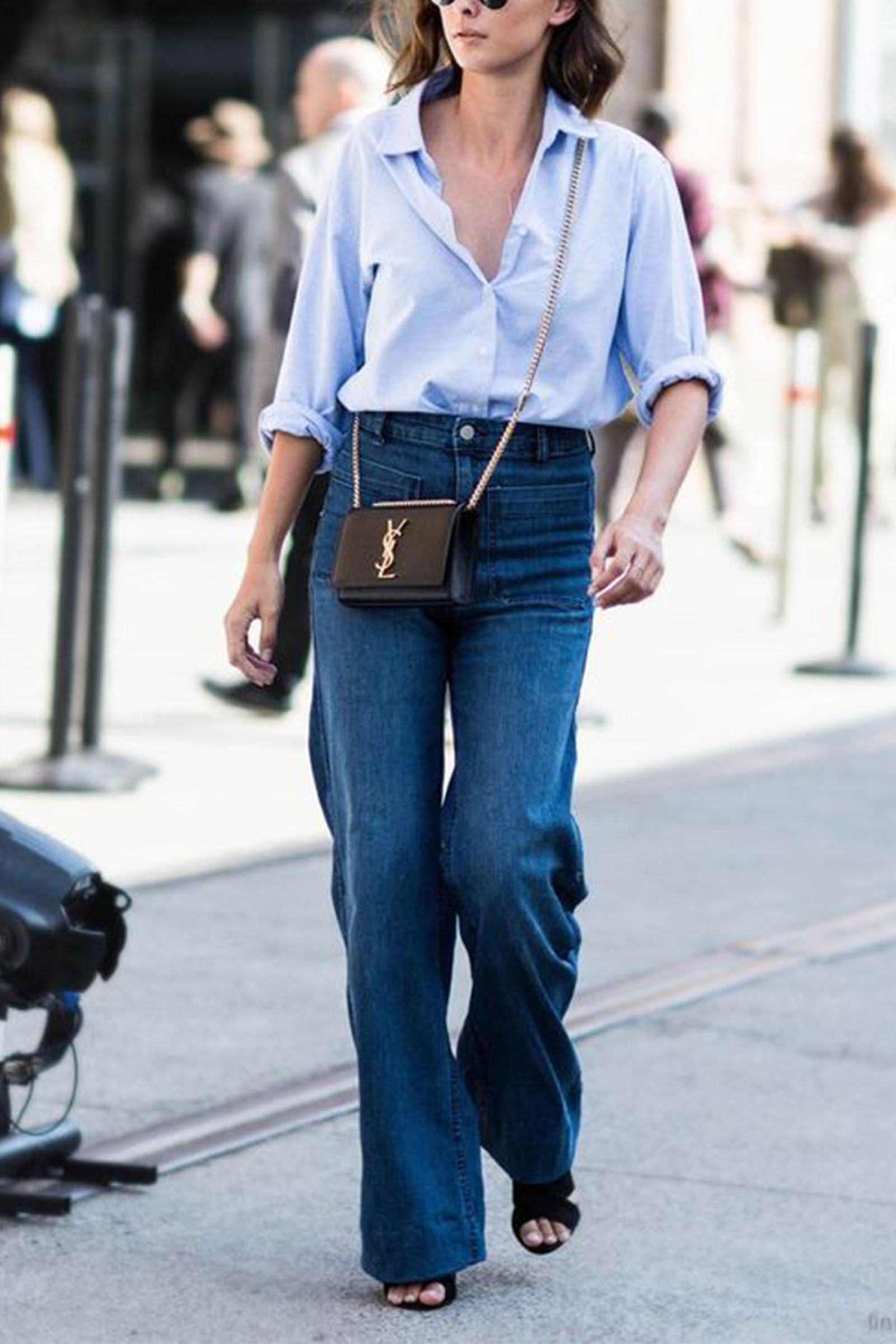 3 Ways To Style Your Blue Shirt For Spring 2024 Wardrobe Icons   Blue 