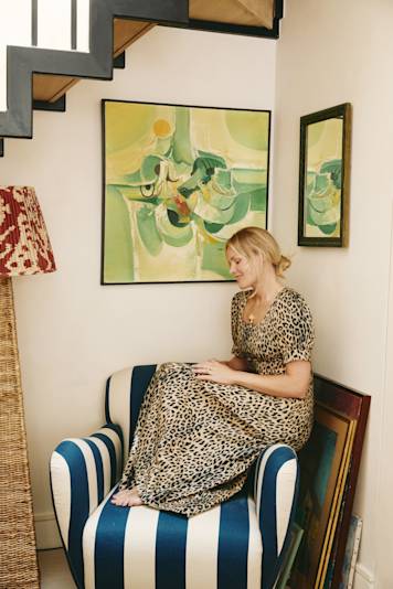 rue viscose linen polka dot ruched maxi dress flaviastuttgen on LTK