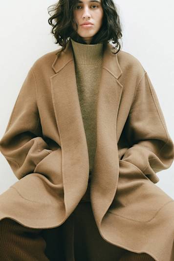 Ganni Textured Bouclé Coat | Wardrobe Icons
