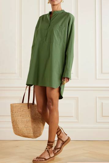 【Zimmermann】LIGHTBURST TRIMMED SHIRT DRESS シャツドレス Zimmermann Lightburst Trimmed Shirt Dress – Renascence Studio