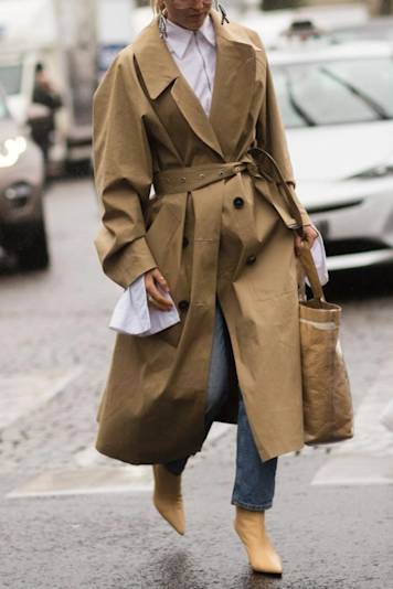 The Row Rhydian Virgin Wool Gabardine Trench Coat | Wardrobe Icons