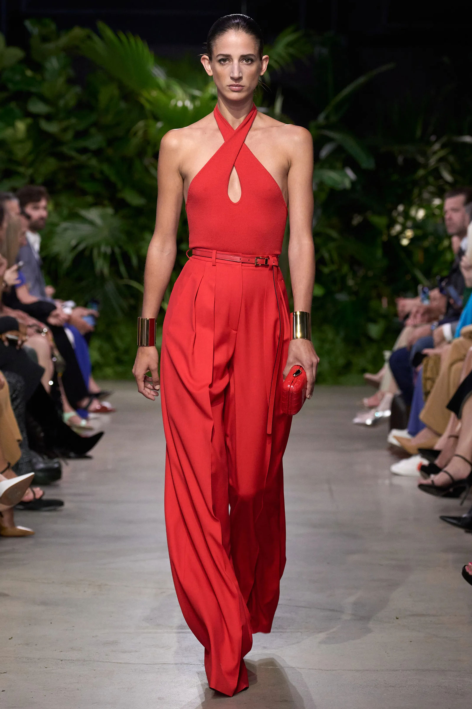 Michael kors red best sale jumpsuit