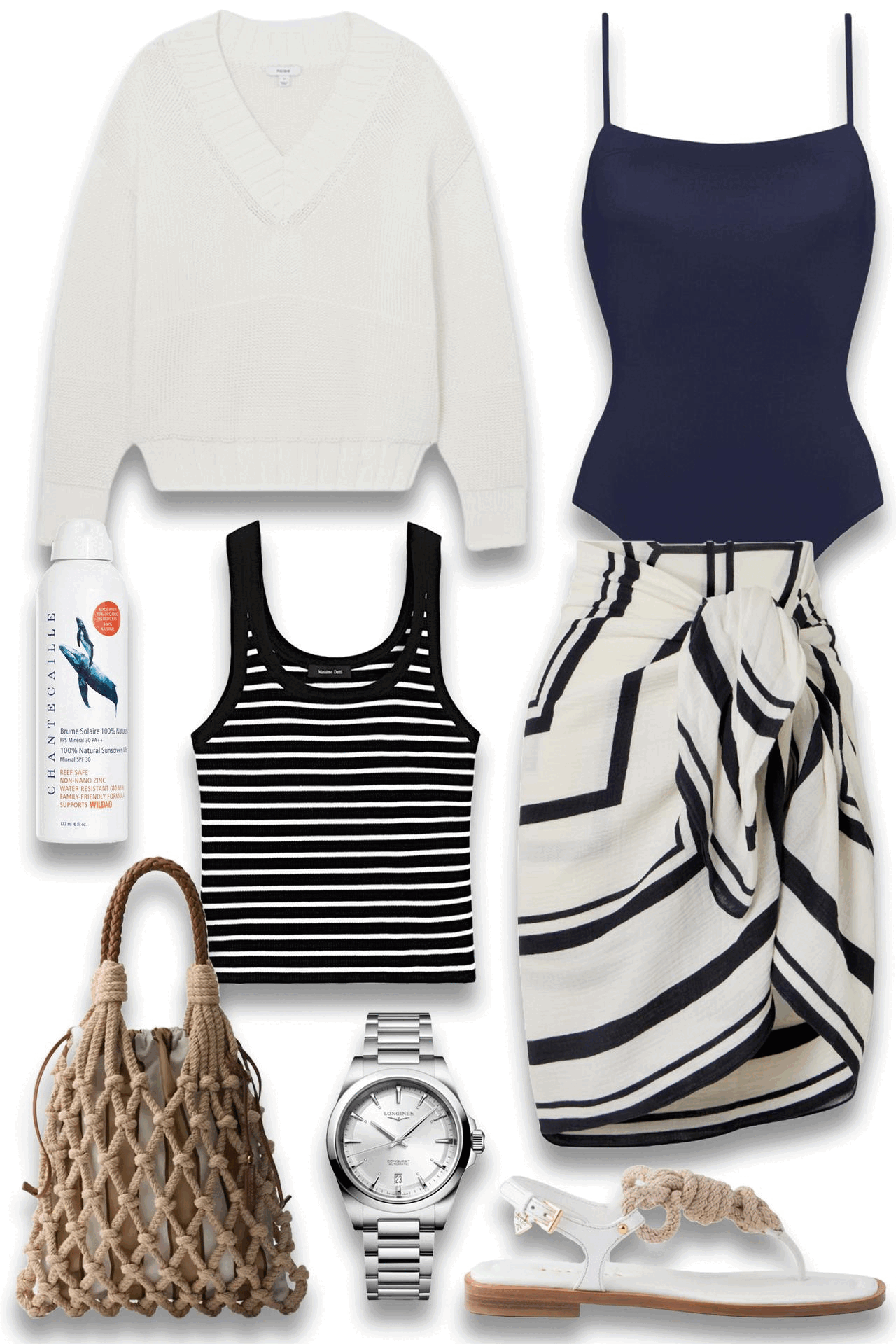 Reiss Harper Wool Slouched Sleeveless Top | Wardrobe Icons