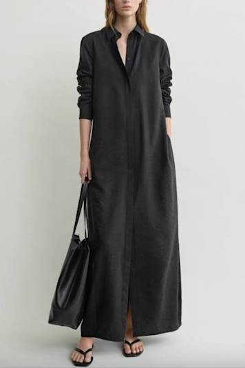 Sacai Thomas Mason Cotton Poplin Dress | Wardrobe Icons