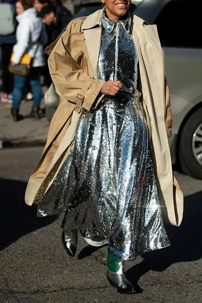 how to wear silver dress Silver Outfit Ideas: Your Glam Guide