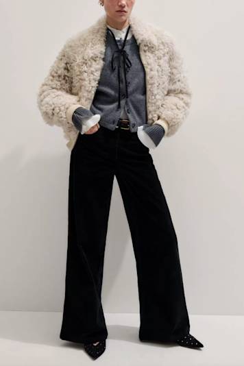 Massimo Dutti 100% Linen Mock Turtleneck Sweater | Wardrobe Icons