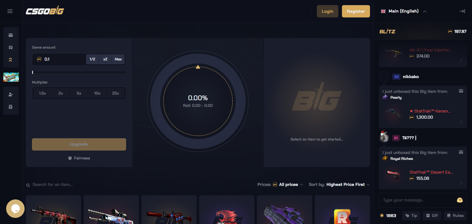 CSGOBIG Review 🎲 | A Classic and Trusted CS2 Gambling Site
