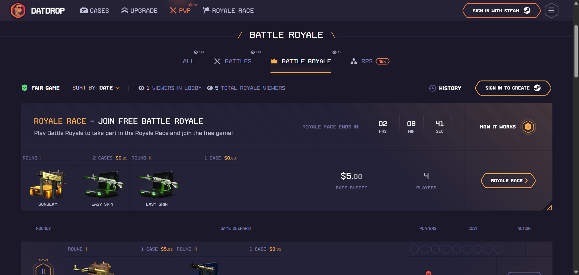 Datdrop screenshot 2
