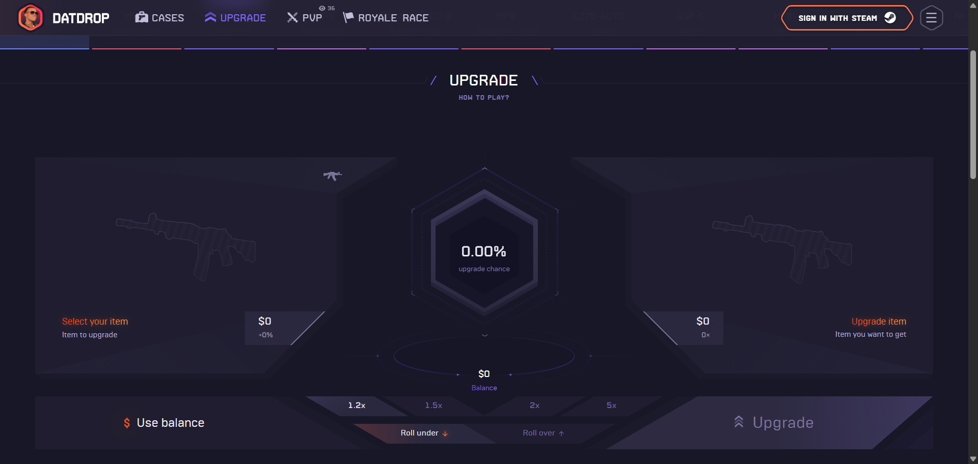 Datdrop review background image