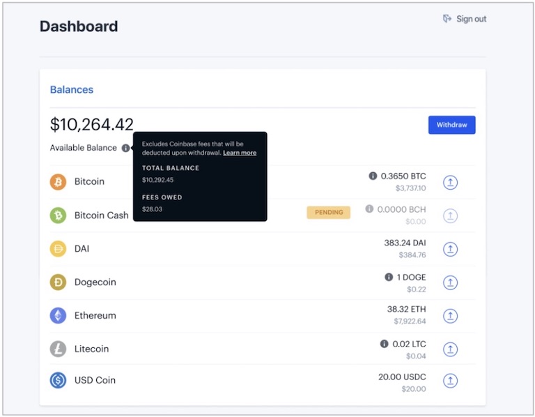 Does coinbase charge to send bitcoin how much are ethereum transactions