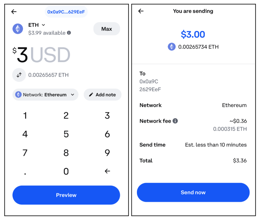 how to transfer crypto from wallet