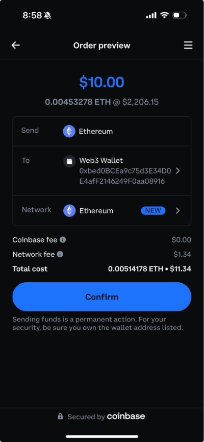 Coinbase - Yearn - Web3 Dapp (Earn)