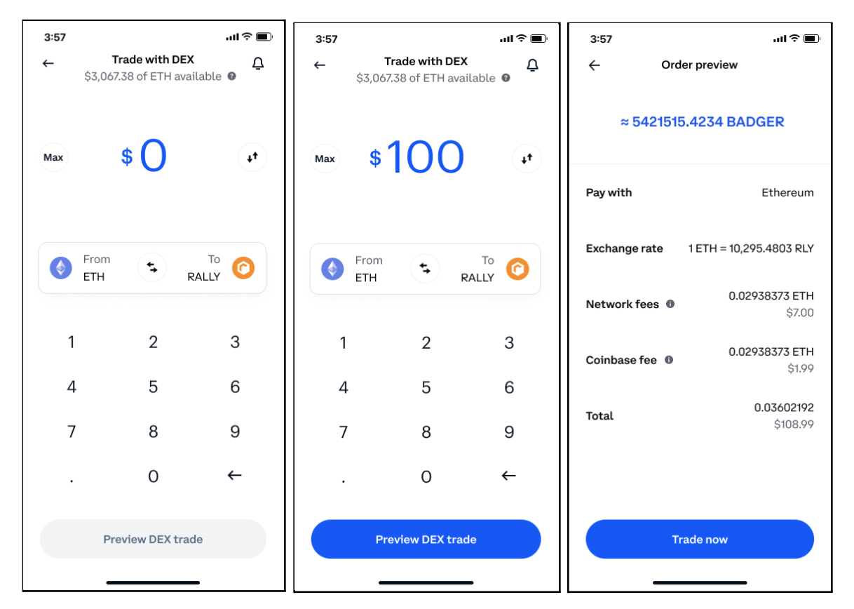 dex coinbase