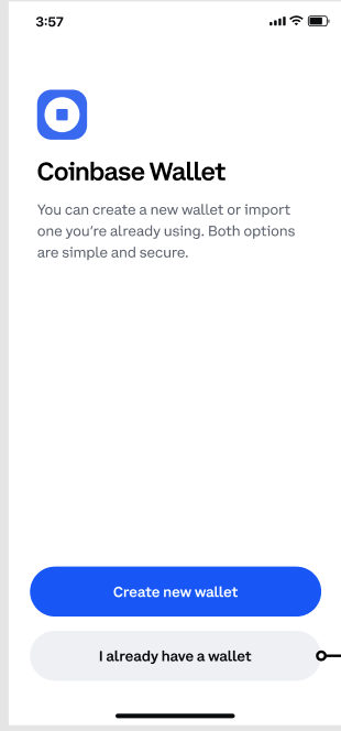 coinbase create wallet