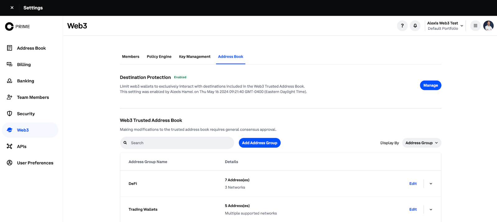 How to use Prime Onchain Wallet Policy Engine to optimize your workflow