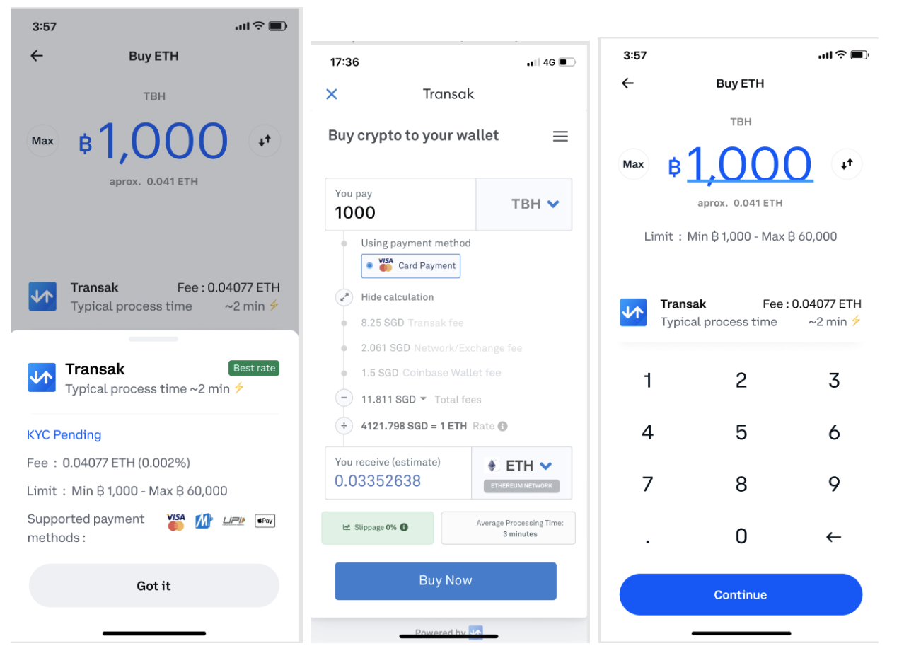 can you use credit card on coinbase