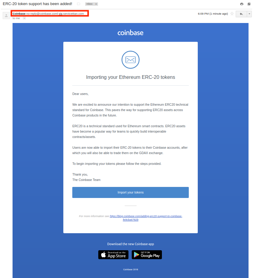 coinbase phishing