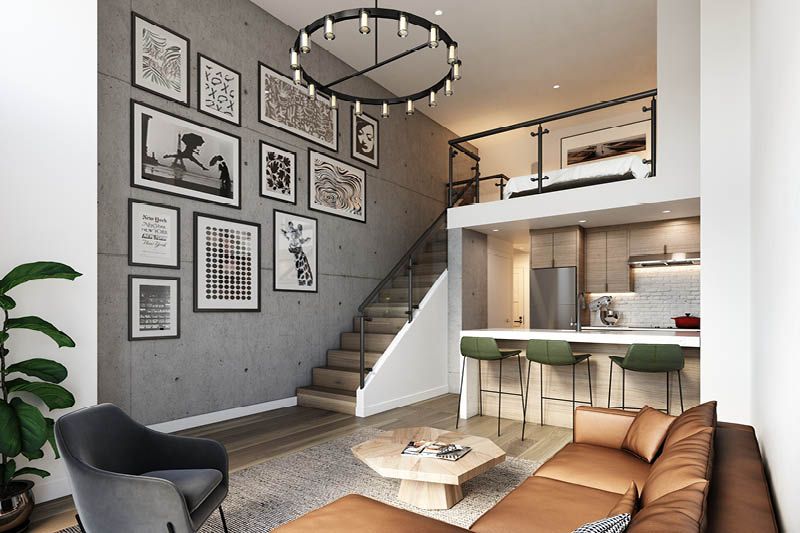 Moda Waterloo Interior rendering