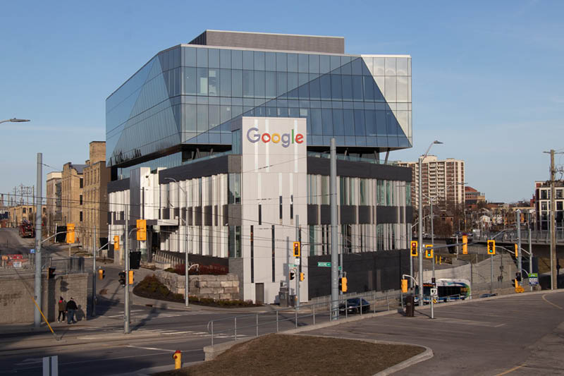 Google building in downtown Kitchener