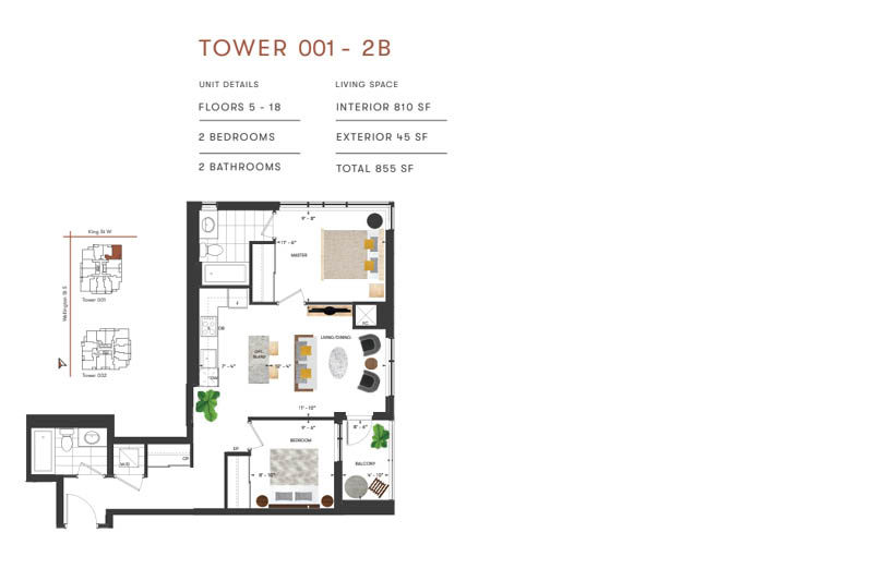 Unit 1012 at Station Park in Tower 1 floorplan