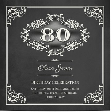 Birthday Invitations Personalised by You - Create Your Own Birthday