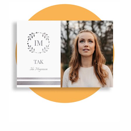 Takkekort Konfirmation Tilpasset Designet Af Dig