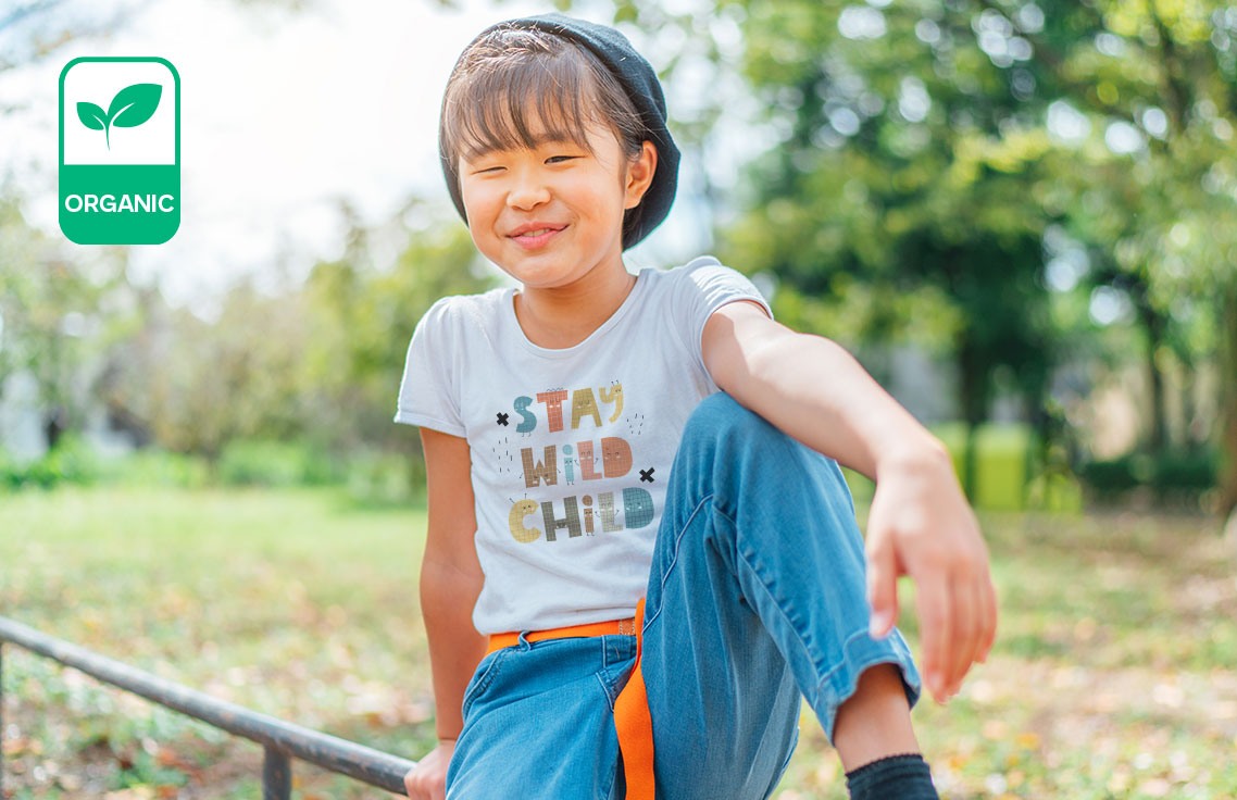 T-shirt bio pour enfants