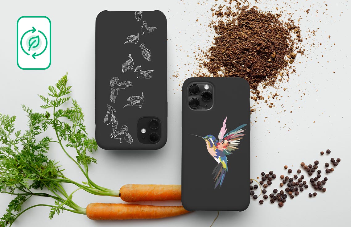 Étui de téléphone biodégradable
