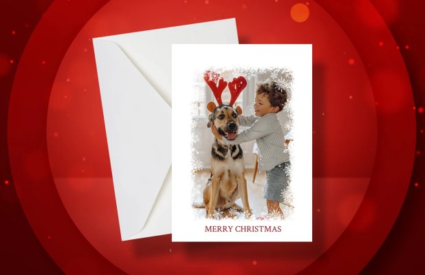 Existing Customer  / UPS Block Group / Christmas Cards (1) (red) 