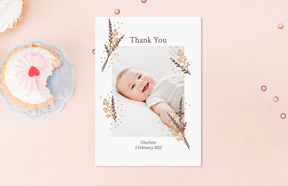 Baby Thank You Cards