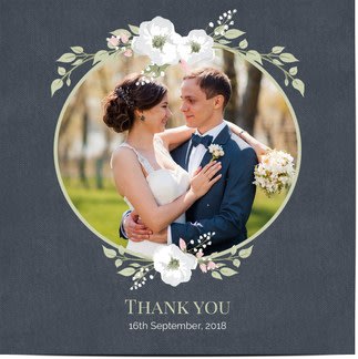 50 Off Personalised Wedding Thank You Cards Optimalprint